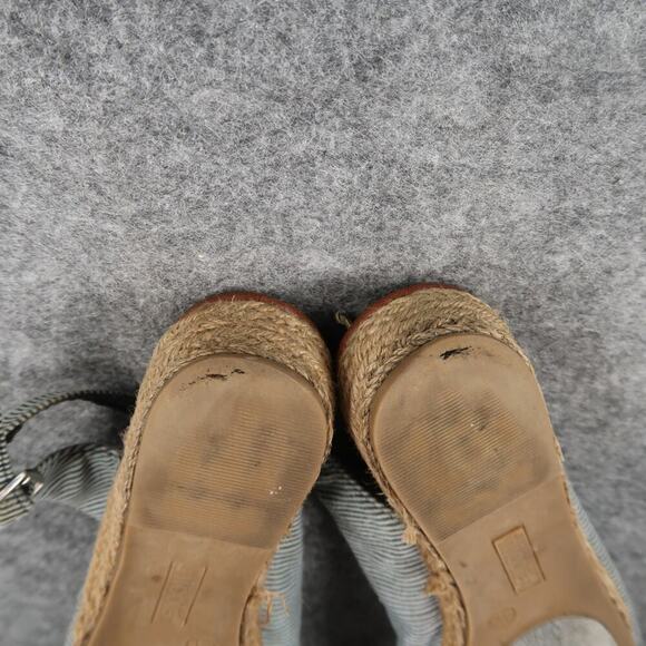 Nicole Shoes Womens 8.5 Sandals Slingback Peep Toe Orlando Wide Buckle Knot - Picture 11 of 12